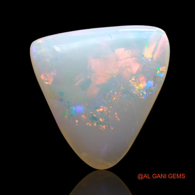 Natural Untreated Fire Opal Loose Gemstone Trillion Cabochon From Australia 2.00 Cts 11x11x3 mm AD-548