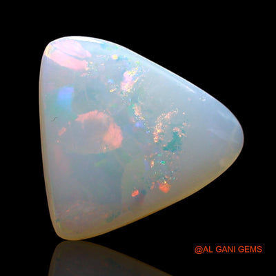 Natural Untreated Fire Opal Loose Gemstone Trillion Cabochon From Australia 2.00 Cts 11x11x3 mm AD-548