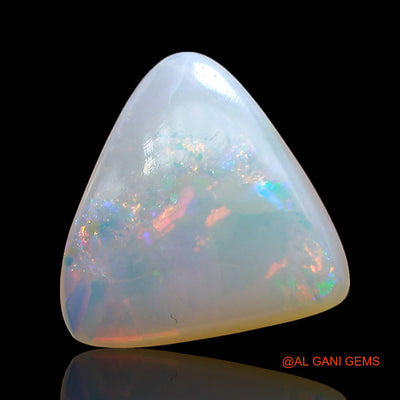 Natural Untreated Fire Opal Loose Gemstone Trillion Cabochon From Australia 2.00 Cts 11x11x3 mm AD-548