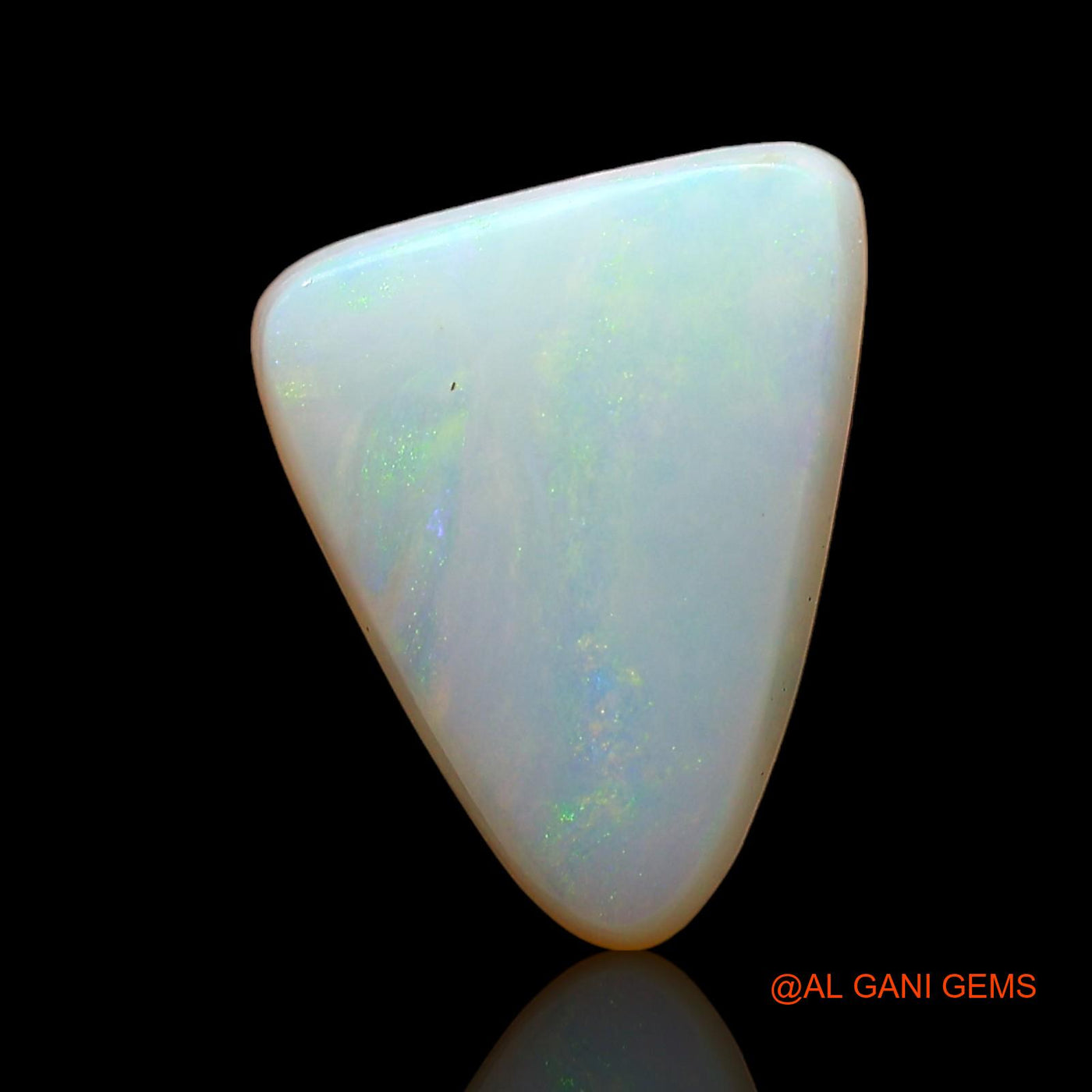 3.00 Cts Natural Australian Fire Opal Loose Gemstone Trillion Cabochon 12x10x3 mm AD-549