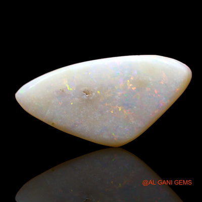 Natural Fire Opal Gemstone 2.00 Cts Loose Fancy Cabochon From Australia 16x8x3 mm AD-551