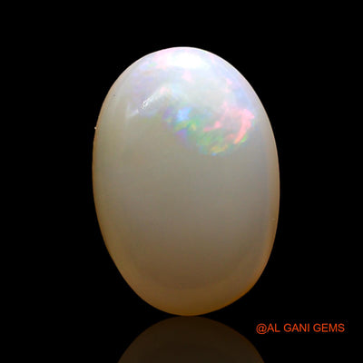 Natural Fire Opal Gemstone 4.00 Cts Loose Oval Cabochon From Australia 14x9x4 mm AD-552