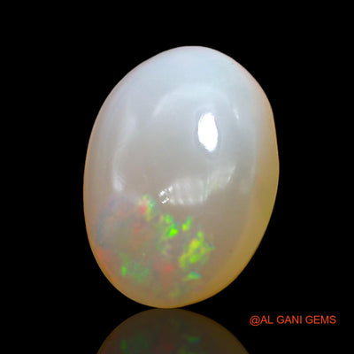 Natural Fire Opal Gemstone 4.00 Cts Loose Oval Cabochon From Australia 14x9x4 mm AD-552