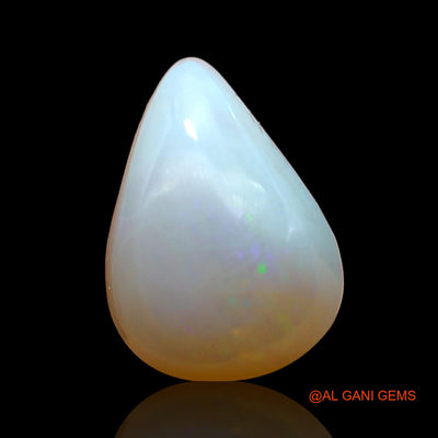 4.00 Cts Natural Australian Fire Opal Pear Cabochon Loose Gemstone For Jewelry 13x9x5 mm AD-553