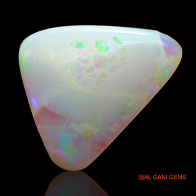 1.00 Cts Unheated Australian Fire Opal Loose Gemstone Trillion Cabochon Natural 12x10x2 mm AD-555