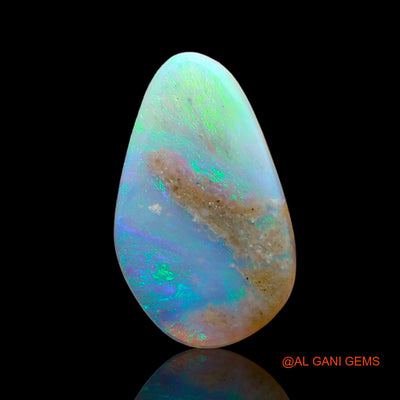Natural Fire Opal Gemstone 2.00 Cts Loose Fancy Cabochon From Australia 14x9x2 mm AD-556