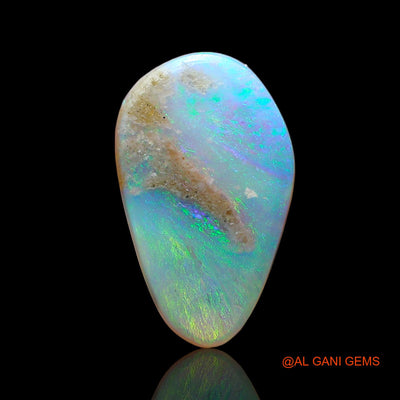 Natural Fire Opal Gemstone 2.00 Cts Loose Fancy Cabochon From Australia 14x9x2 mm AD-556