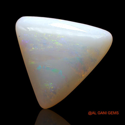 Natural Fire Opal Gemstone 2.00 Cts Loose Trillion Cabochon From Australia 11x11x3 mm AD-557