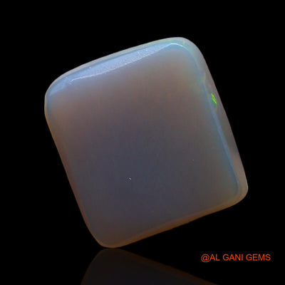 Natural Fire Opal Gemstone 3.00 Cts Loose Square Cabochon From Australia 11x10x4 mm AD-558