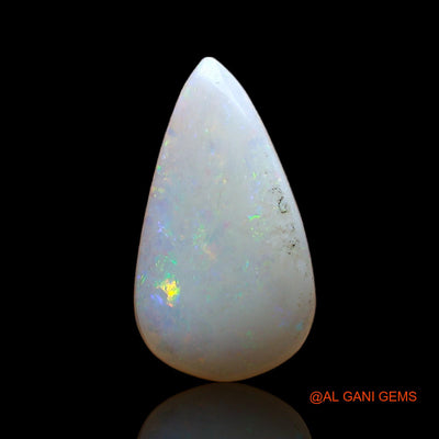 2.00 Cts Natural Australian Fire Opal Loose Gemstone Pear Cabochon 16x9x3 mm AD-55