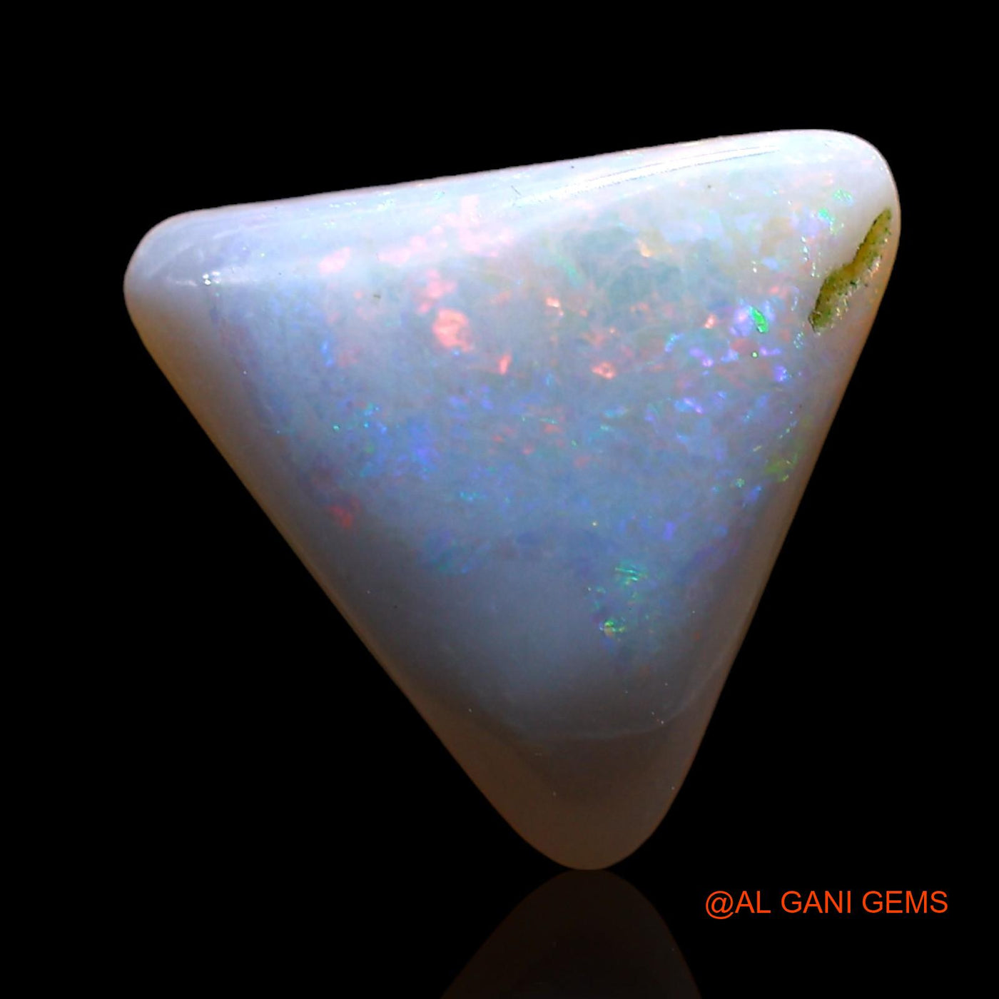 1.00 Cts Natural Australian Fire Opal Trillion Cabochon Loose Gemstone For Jewelry 10x10x2 mm AD-560