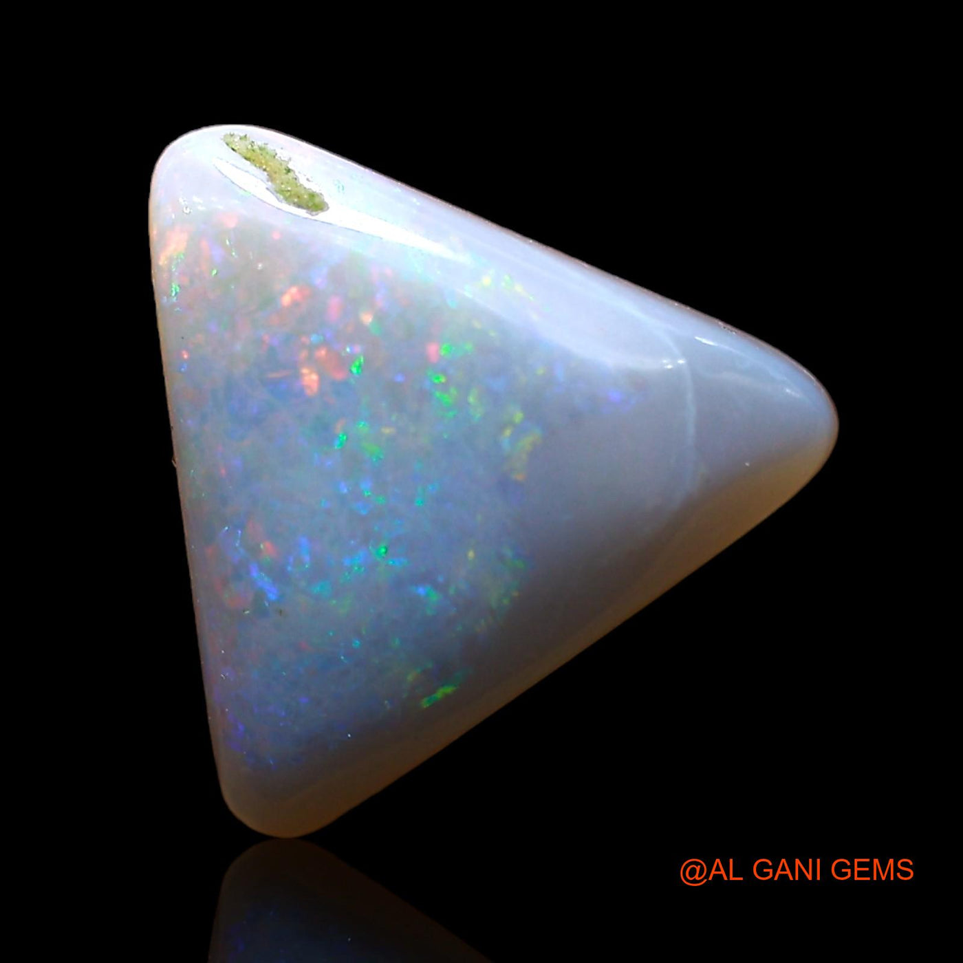 1.00 Cts Natural Australian Fire Opal Trillion Cabochon Loose Gemstone For Jewelry 10x10x2 mm AD-560