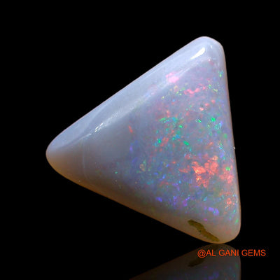 1.00 Cts Natural Australian Fire Opal Trillion Cabochon Loose Gemstone For Jewelry 10x10x2 mm AD-560