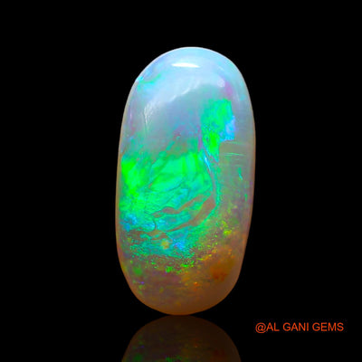 2.00 Cts Natural Australian Fire Opal Loose Gemstone Oval Cabochon 14x7x3 mm AD-562