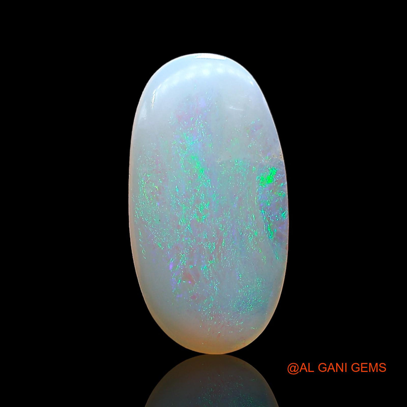 1.00 Cts Natural Australian Fire Opal Loose Gemstone Oval Cabochon 14x7x2 mm AD-563