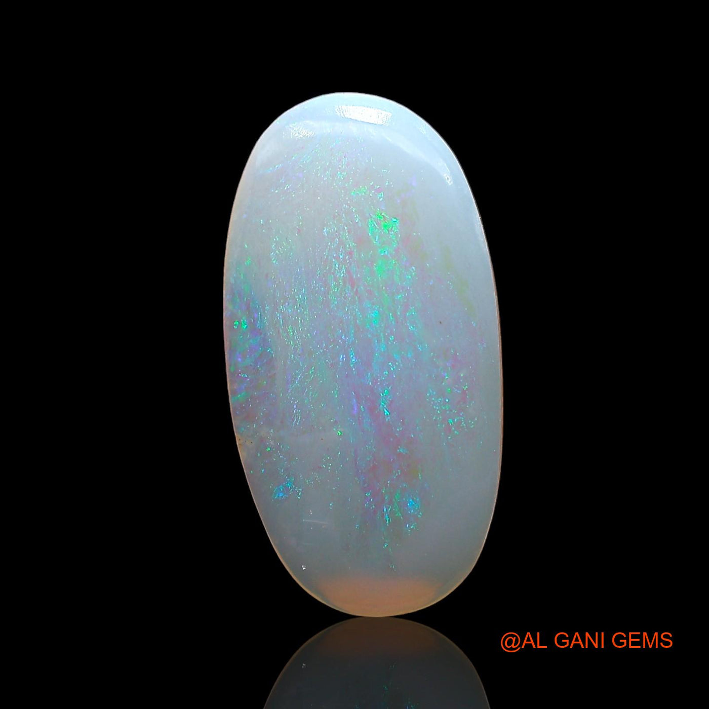 1.00 Cts Natural Australian Fire Opal Loose Gemstone Oval Cabochon 14x7x2 mm AD-563