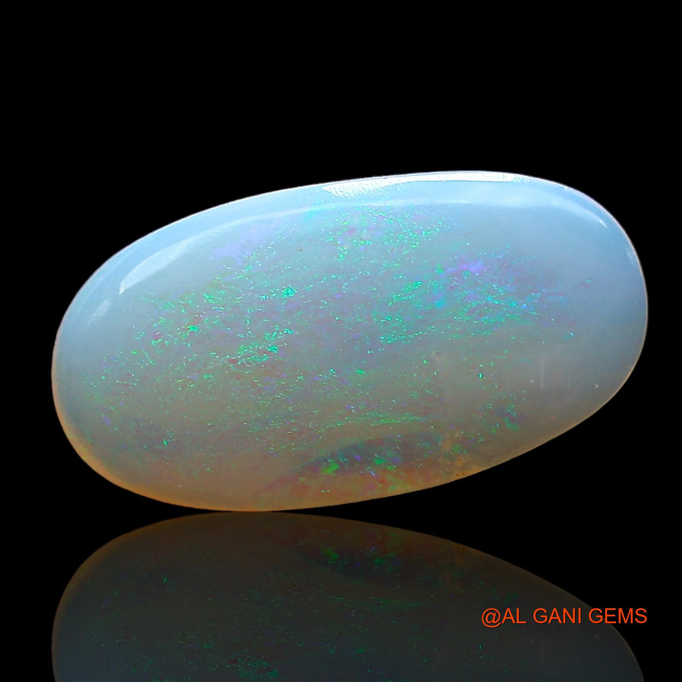 1.00 Cts Natural Australian Fire Opal Loose Gemstone Oval Cabochon 14x7x2 mm AD-563