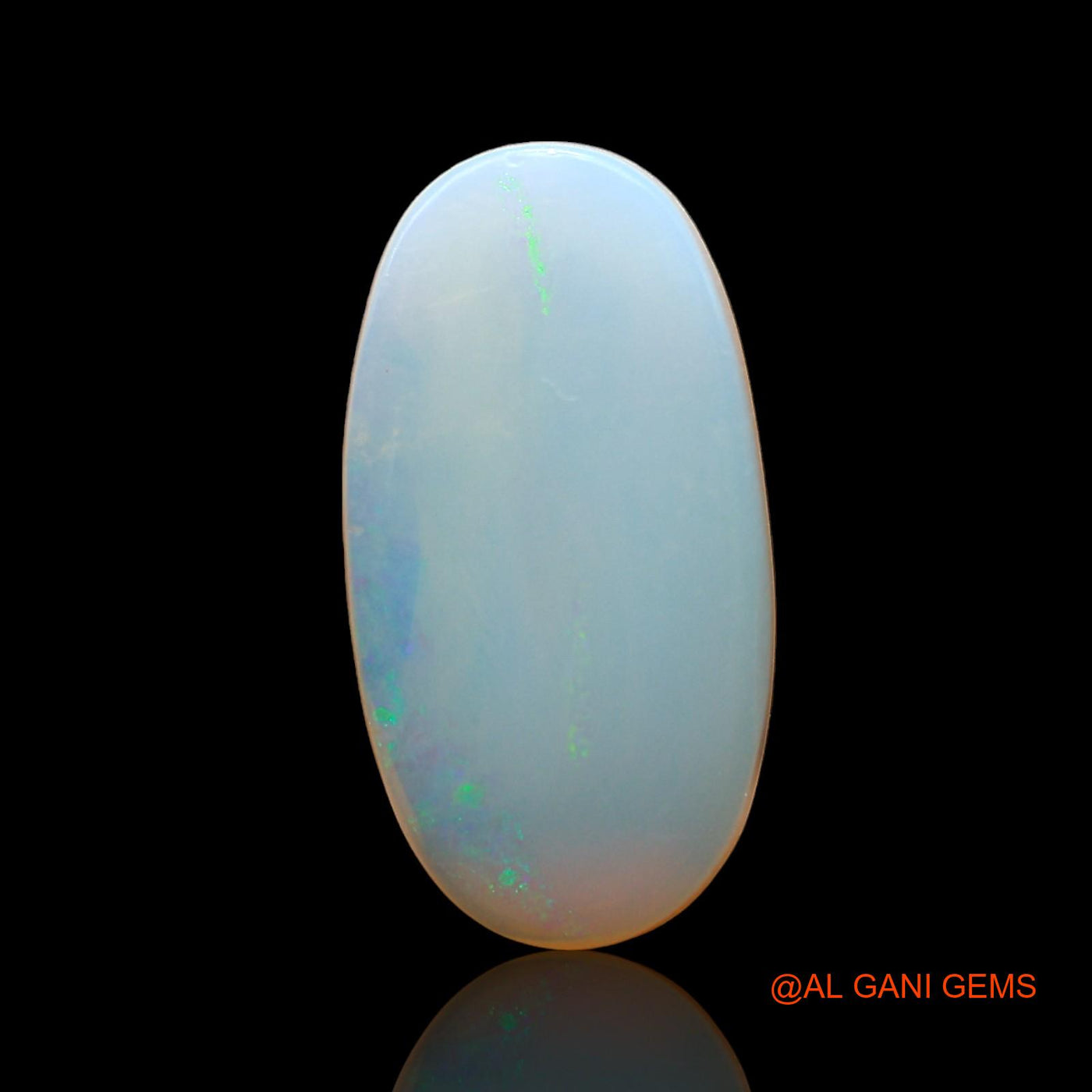 1.00 Cts Natural Australian Fire Opal Loose Gemstone Oval Cabochon 14x7x2 mm AD-563