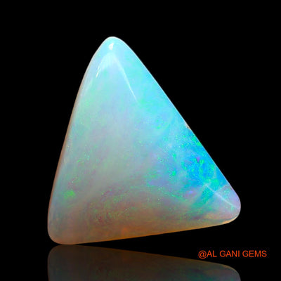 Natural Fire Opal Gemstone 2.00 Cts Loose Trillion Cabochon From Australia 11x10x3 mm AD-567