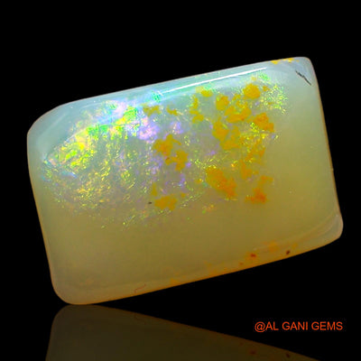 2.00 Cts Unheated Australian Fire Opal Loose Gemstone Square Cabochon Natural 12x8x3 mm AD-568