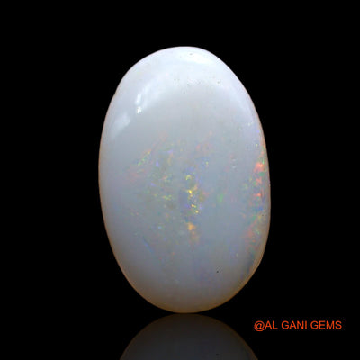 Natural Fire Opal Gemstone 3.00 Cts Loose Oval Cabochon From Australia 15x10x3 mm AD-56