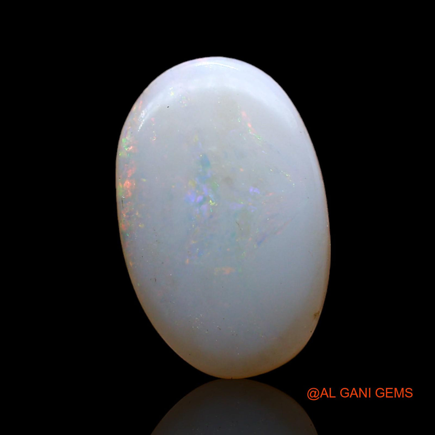 Natural Fire Opal Gemstone 3.00 Cts Loose Oval Cabochon From Australia 15x10x3 mm AD-56