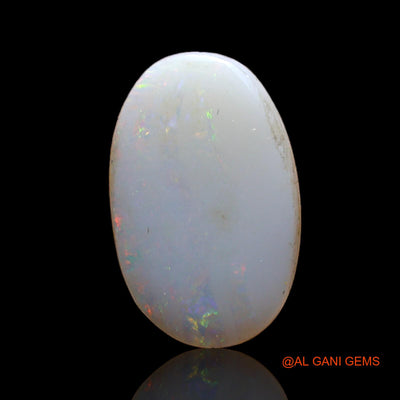 Natural Fire Opal Gemstone 3.00 Cts Loose Oval Cabochon From Australia 15x10x3 mm AD-56