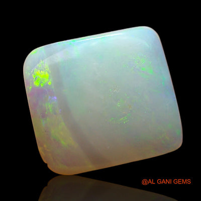 3.00 Cts Natural Australian Fire Opal Loose Gemstone Square Cabochon 11x10x3 mm AD-572