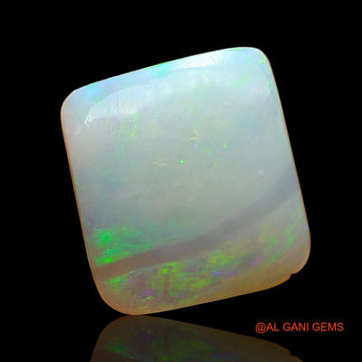 3.00 Cts Natural Australian Fire Opal Loose Gemstone Square Cabochon 11x10x3 mm AD-572