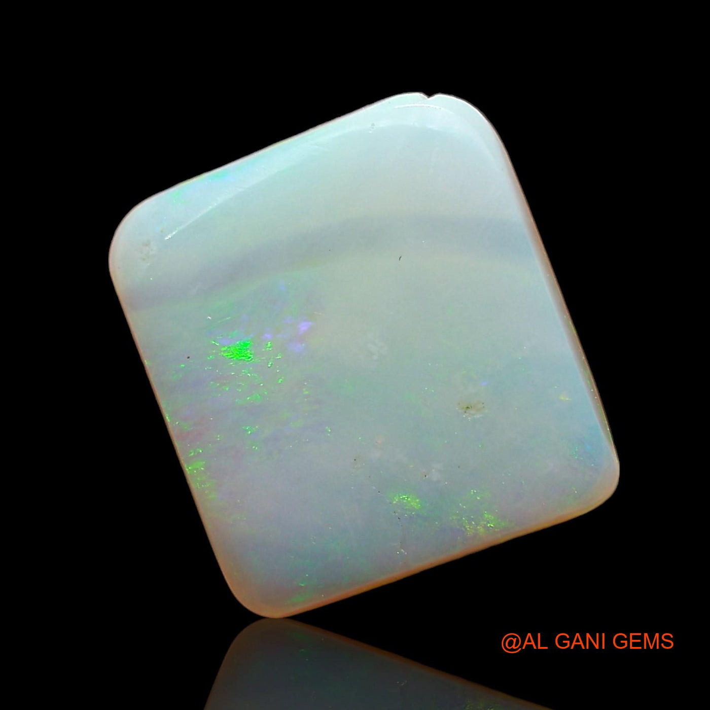 3.00 Cts Natural Australian Fire Opal Loose Gemstone Square Cabochon 11x10x3 mm AD-572