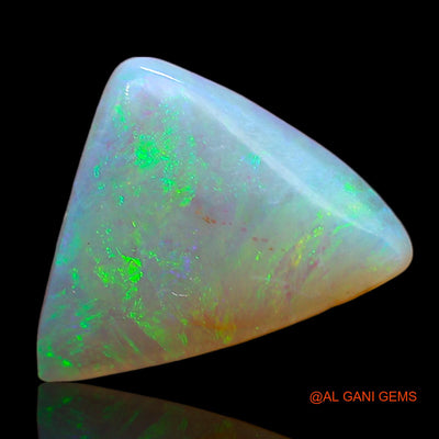 2.00 Cts Natural Australian Fire Opal Loose Gemstone Trillion Cabochon 11x9x3 mm AD-573