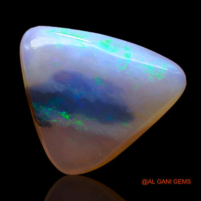 Natural Fire Opal Gemstone 3.00 Cts Loose Trillion Cabochon From Australia 11x10x4 mm AD-574