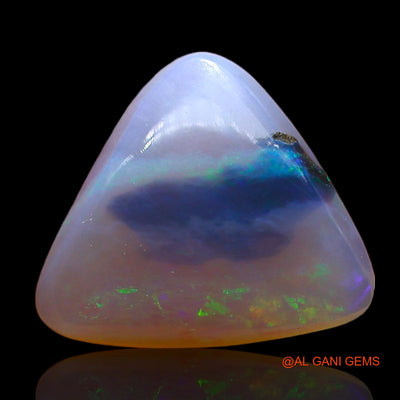 Natural Fire Opal Gemstone 3.00 Cts Loose Trillion Cabochon From Australia 11x10x4 mm AD-574