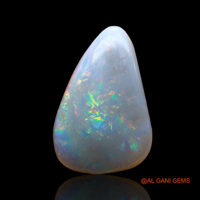 Natural Fire Opal Gemstone 2.00 Cts Loose Pear Cabochon From Australia 13x8x3 mm AD-576