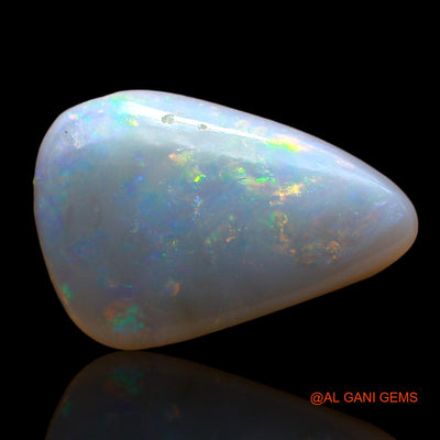 Natural Fire Opal Gemstone 2.00 Cts Loose Pear Cabochon From Australia 13x8x3 mm AD-576