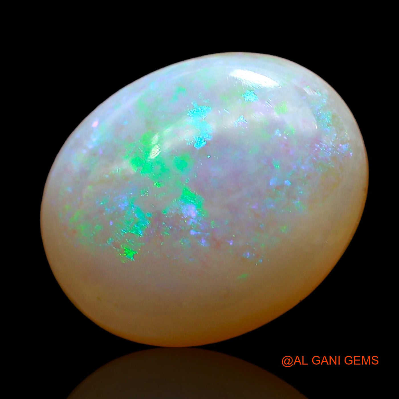 2.00 Cts Natural Australian Fire Opal Loose Gemstone Oval Cabochon 12x9x3 mm AD-577