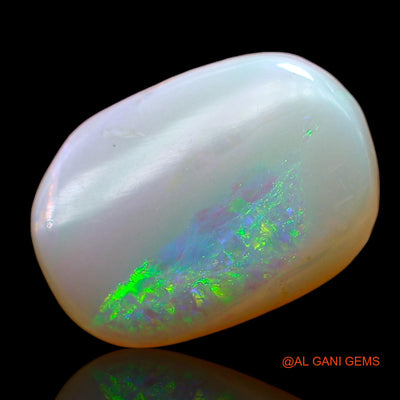 3.00 Cts Natural Australian Fire Opal Loose Gemstone Oval Cabochon 12x8x4 mm AD-578