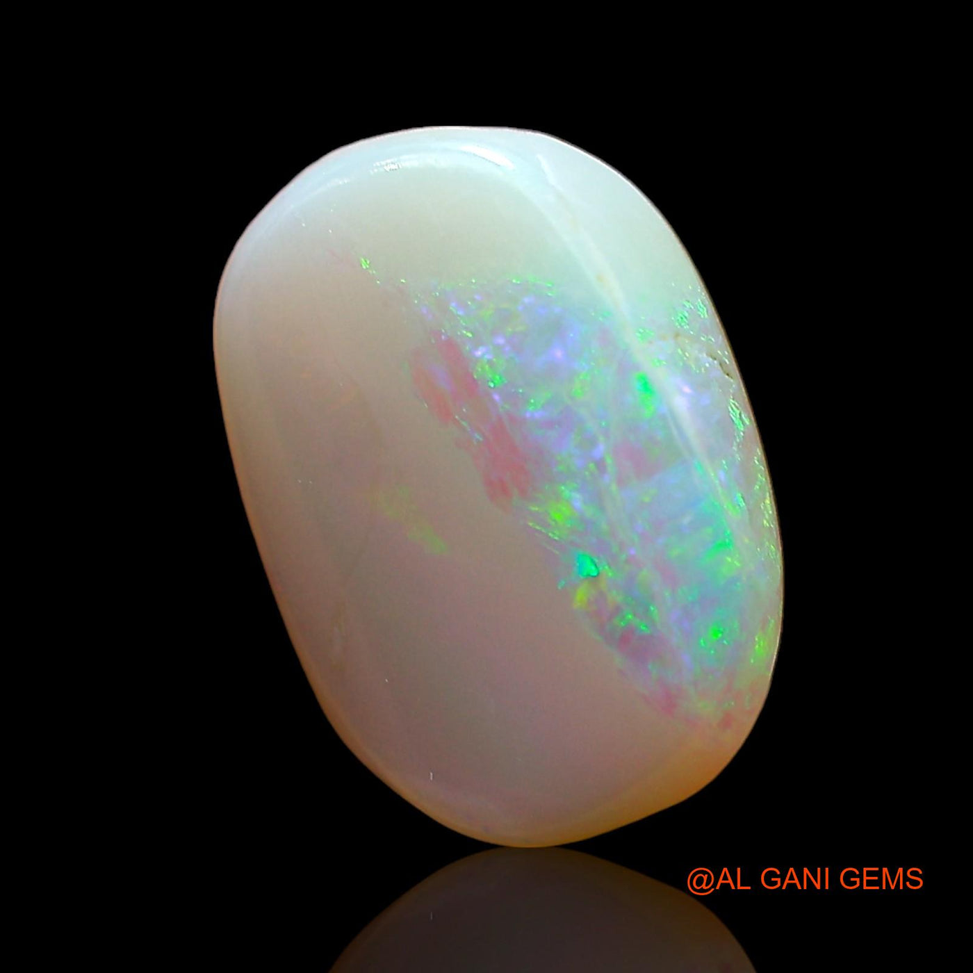3.00 Cts Natural Australian Fire Opal Loose Gemstone Oval Cabochon 12x8x4 mm AD-578
