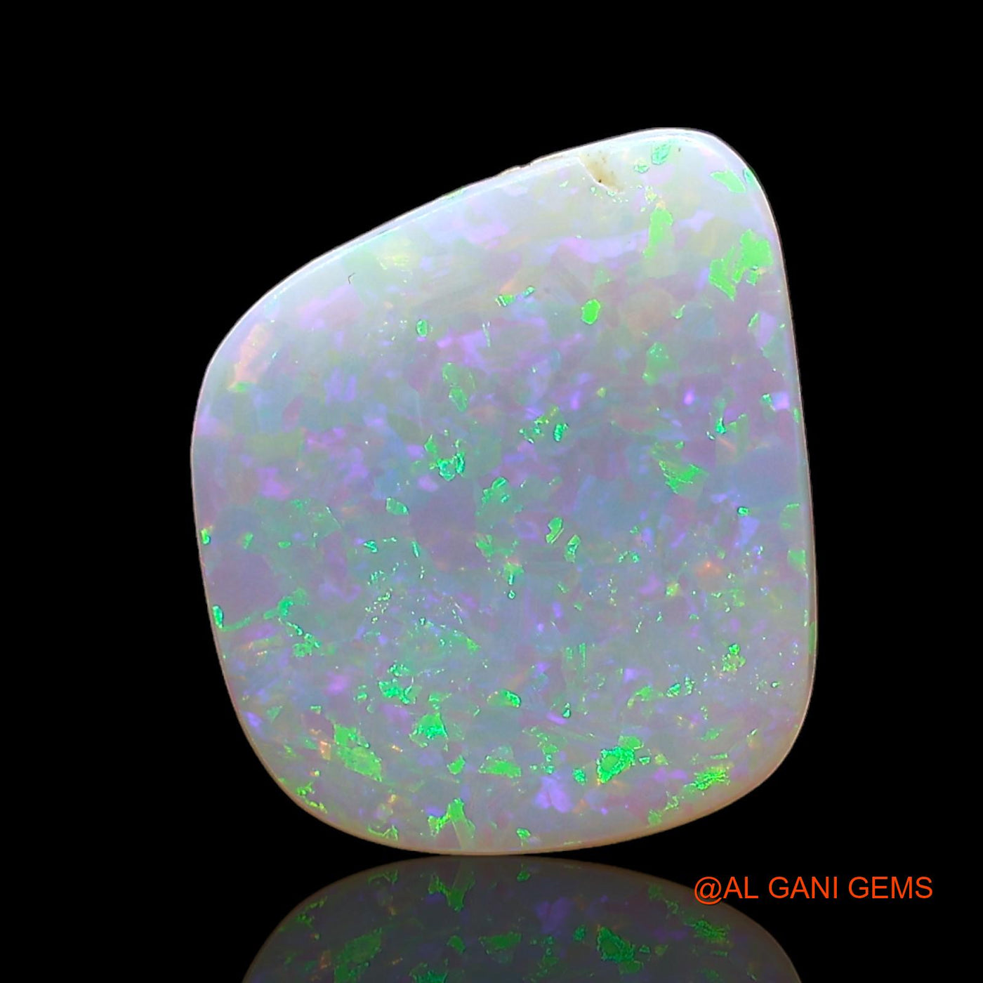 Natural Fire Opal Gemstone 2.00 Cts Loose Fancy Cabochon From Australia 12x11x3 mm AD-579