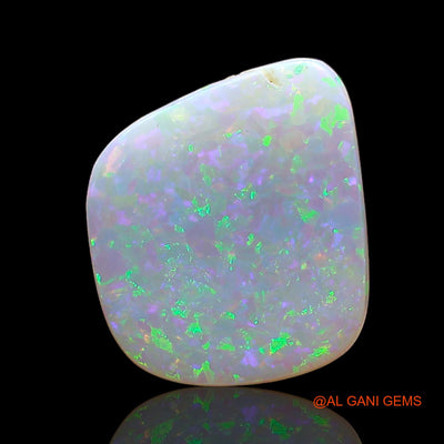 Natural Fire Opal Gemstone 2.00 Cts Loose Fancy Cabochon From Australia 12x11x3 mm AD-579