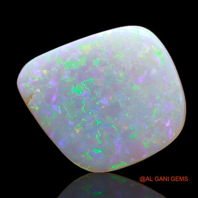 Natural Fire Opal Gemstone 2.00 Cts Loose Fancy Cabochon From Australia 12x11x3 mm AD-579