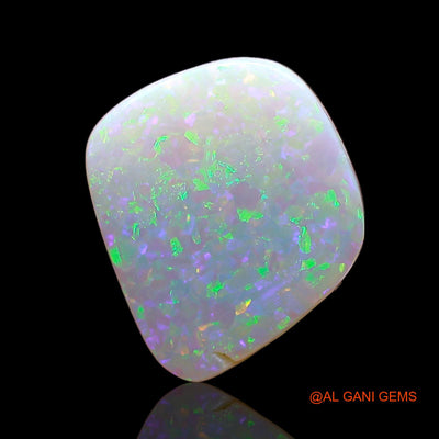 Natural Fire Opal Gemstone 2.00 Cts Loose Fancy Cabochon From Australia 12x11x3 mm AD-579