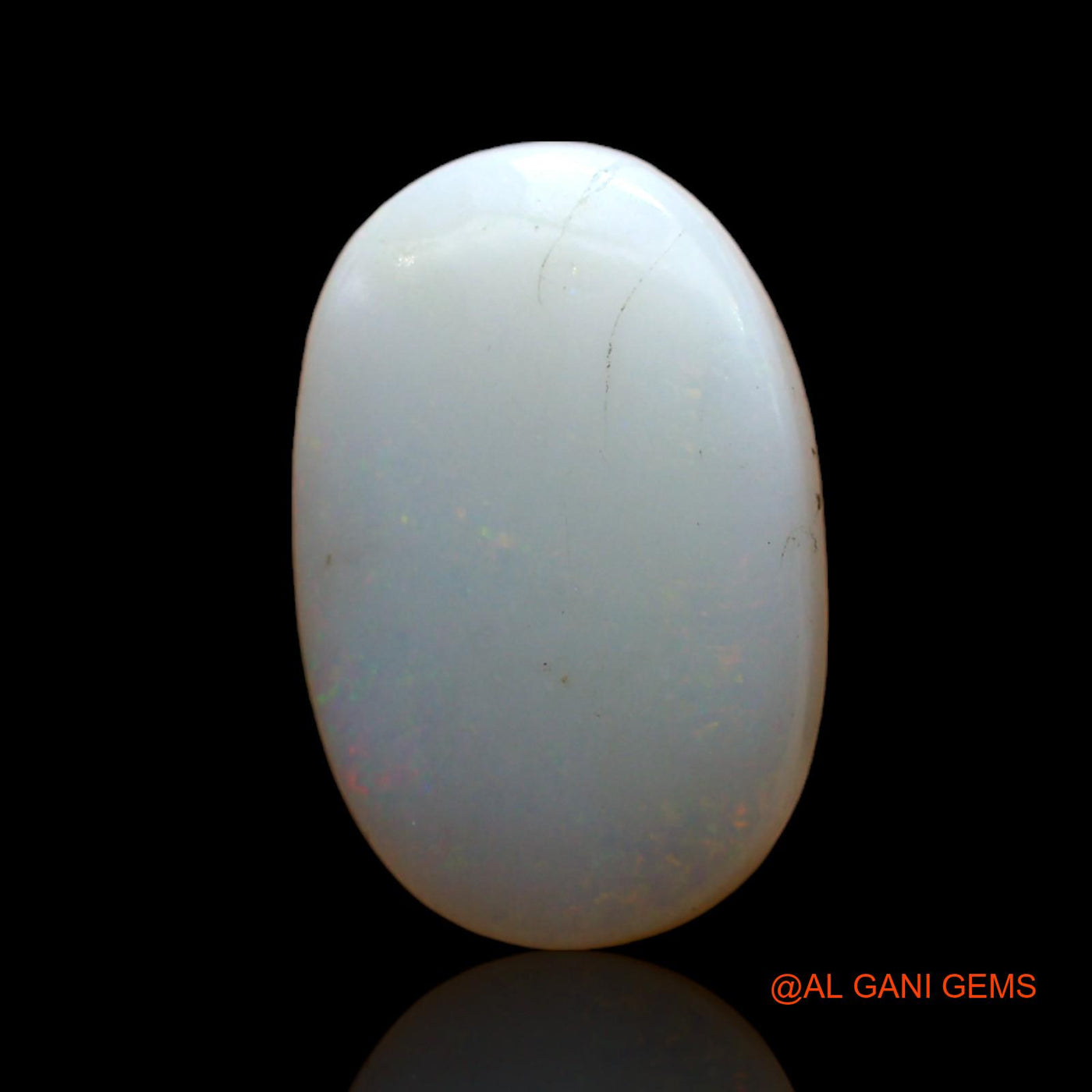 Natural Fire Opal Gemstone 3.00 Cts Loose Oval Cabochon From Australia 15x10x3 mm AD-57
