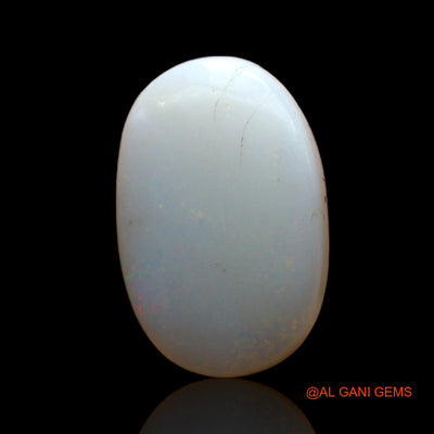 Natural Fire Opal Gemstone 3.00 Cts Loose Oval Cabochon From Australia 15x10x3 mm AD-57