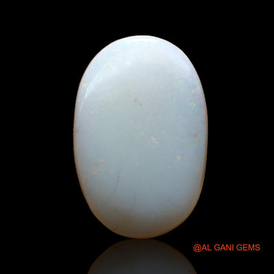 Natural Fire Opal Gemstone 3.00 Cts Loose Oval Cabochon From Australia 15x10x3 mm AD-57