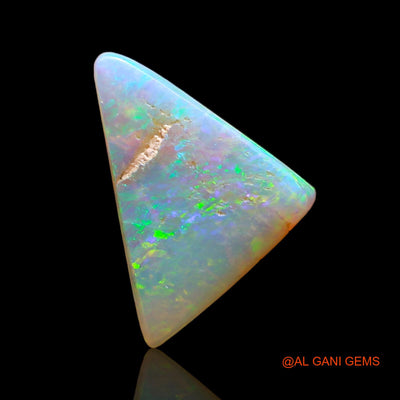 1.00 Cts Natural Australian Fire Opal Loose Gemstone Trillion Cabochon 11x9x3 mm AD-580