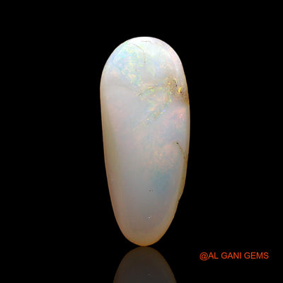 Natural Untreated Fire Opal Loose Gemstone Pear Cabochon From Australia 1.00 Cts 15x6x3 mm AD-581