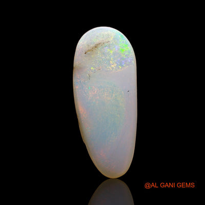 Natural Untreated Fire Opal Loose Gemstone Pear Cabochon From Australia 1.00 Cts 15x6x3 mm AD-581
