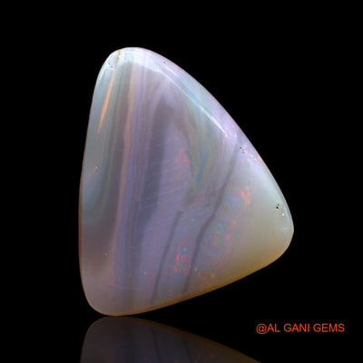 2.00 Cts Natural Australian Fire Opal Loose Gemstone Trillion Cabochon 11x9x3 mm AD-586