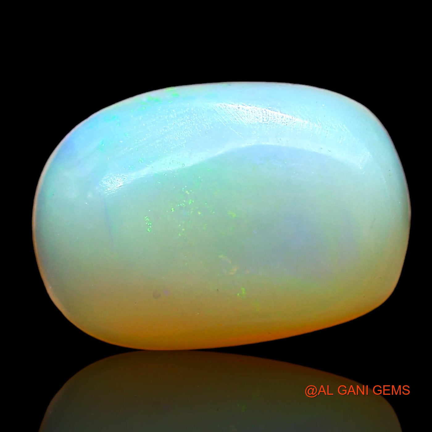 2.00 Cts Natural Australian Fire Opal Oval Cabochon Loose Gemstone For Jewelry 12x8x3 mm AD-588